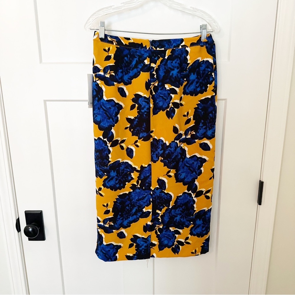 NWT Who What Wear bright floral midi skirt size 8 - Picture 4 of 5